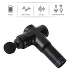 Высококачественный массажный пистолет с 4 массажными головками, перкуссионный Вибрационный массажер, расслабляющий мышечный рельеф, спортивный пистолет для утомления и здоровья