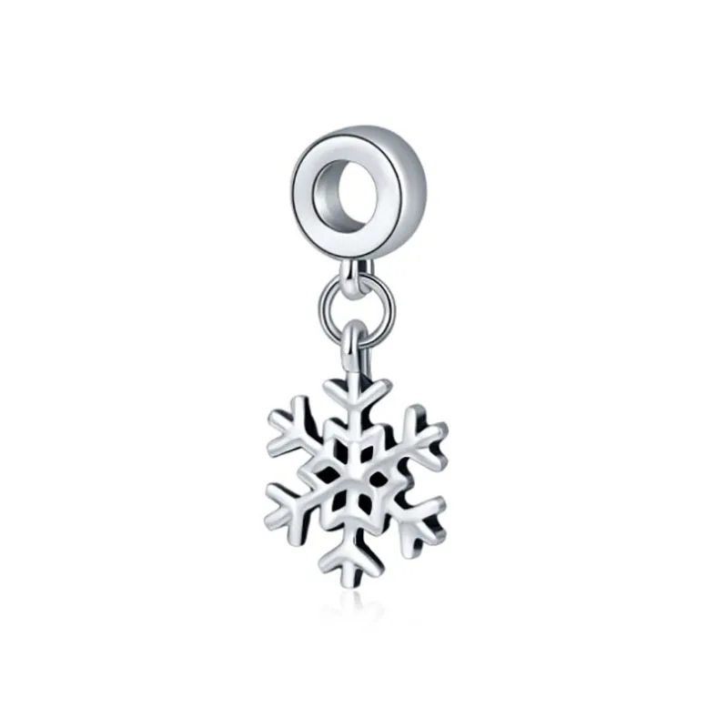 Fit Pandora браслет со снежинками очарование принцессы Bijoux 925 серебро Sieraden Парфюмерия
