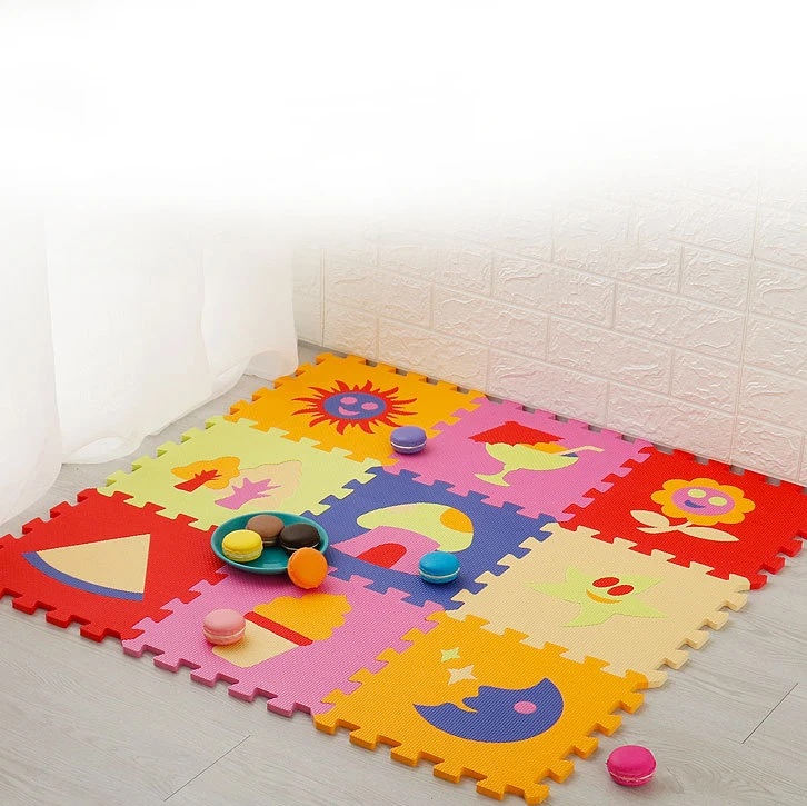 

9 Pcs Baby EVA Foam Puzzle Play Mats Kids Rugs Toys Carpet Childrens Interlocking Exercise Floor Tiles Toddler Carpet