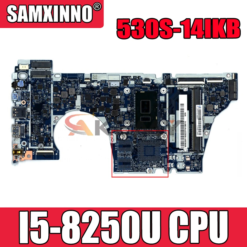 

Akemy For Lenovo Ideapad 530S-14IKB Notebook Motherboard NM-B601 CPU I5 8250U DDR4 Tested 100%