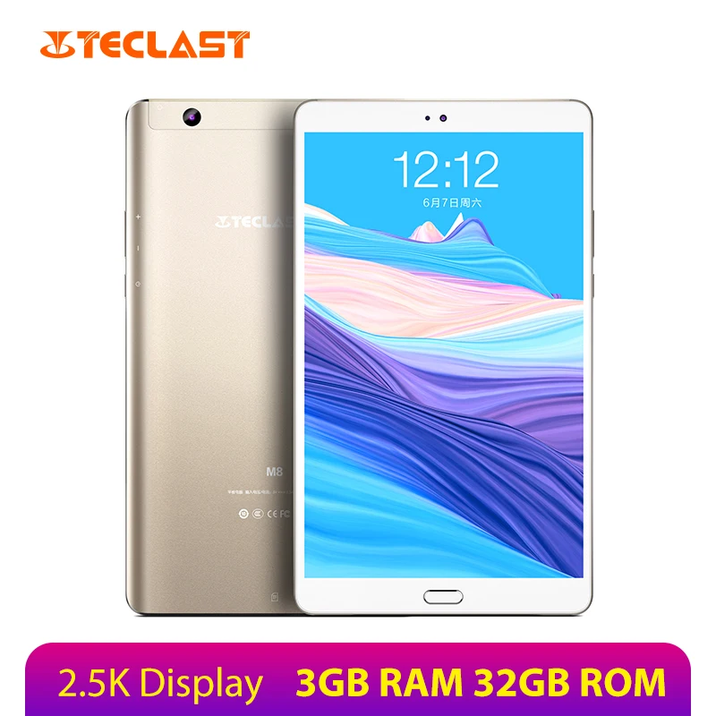 Teclast M8 2 5 K Дисплей 8 4 дюймов планшетный ПК с системой андроида и 7 1 Allwinner A63 ядра 3 Гб