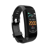 c8 1 08inch touch screen ip67 smart band fitness tracker smart watch smart bracelet heart rate blood pressure monitor health wri