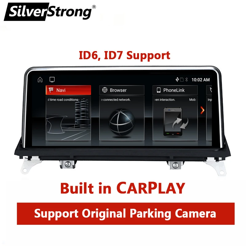 IPS 10 25 ''экран автомобильный Navi Android CarPlay для BMW E70 X5 X6 E71 2007 2013 CCC/CIC мультимедиа