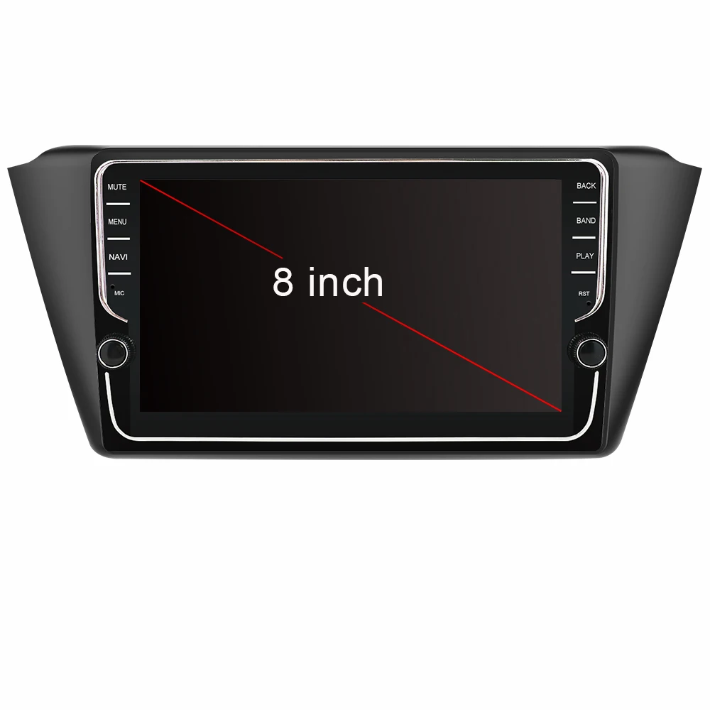 Автомагнитола Eunavi 2 din Android 9 GPS для Skoda Fabia 2015 стерео головное устройство 2din IPS RDS