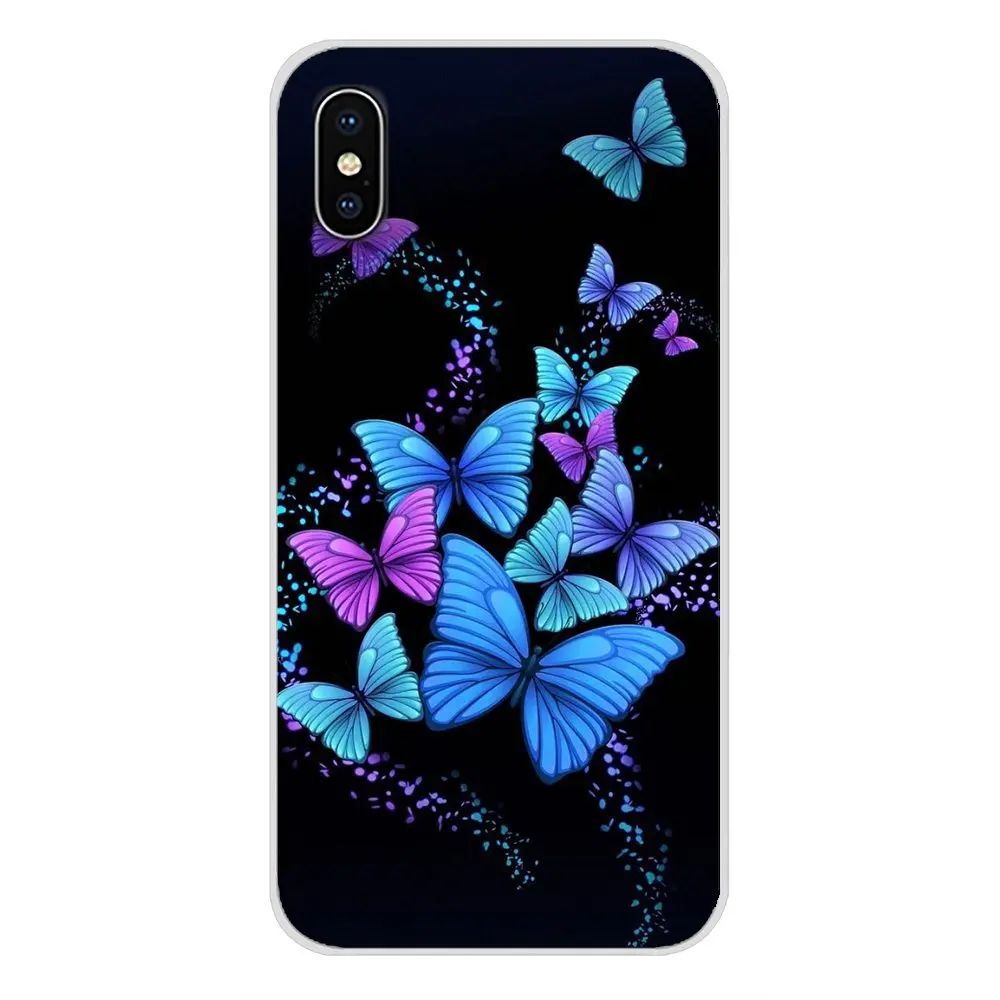 Для Xiaomi Mi4 Mi5 Mi5S Mi6 Mi A1 A2 A3 5X 6X 8 CC 9 T Lite SE Pro аксессуары с красной бабочкой на белых