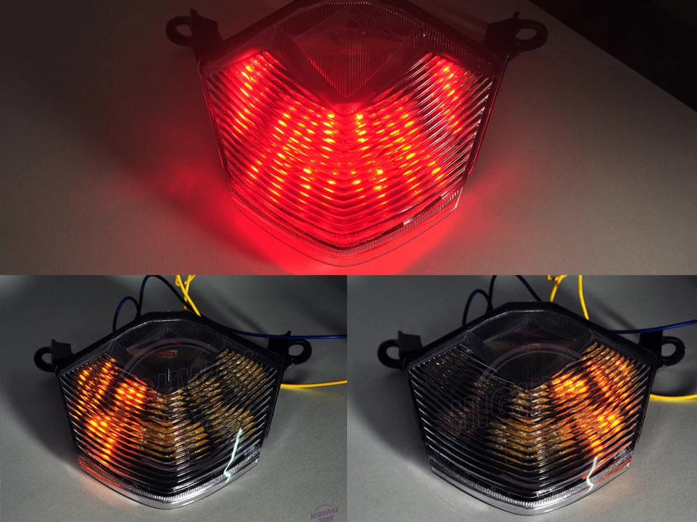 

Motorcycle brake lights case for KAWASAKI Z750 ZX-6R ZX-10R Z1000 comes with turn signal function