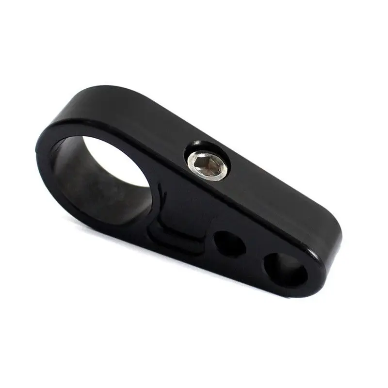 Универсальный 1 'ཕ мм черный хромированный кабельный тормозной зажим для руля сцепления Harley Honda Yamaha Suzuki