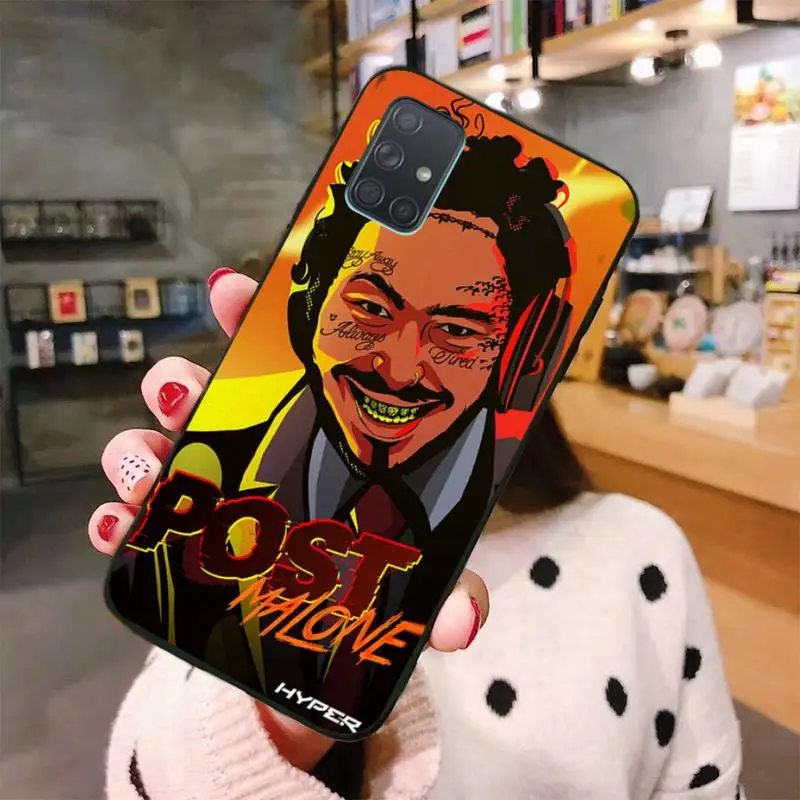 Чехол для телефона Post Malone Samsung Galaxy A21S A01 A11 A31 A81 A10 A20E A30 A40 A50 A70 A80 A71 A51 | Мобильные