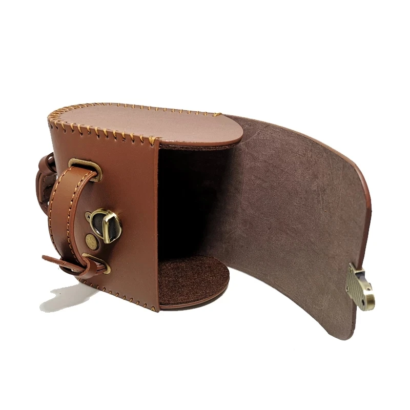 Винтажная Задняя сумка с крышкой кожаная велосипедная прочная Пряжка для