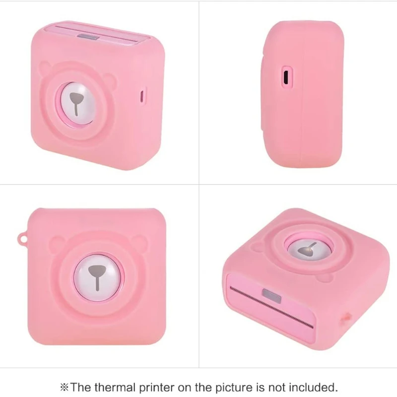 

Original Soft Silicone Case for Pocket Printer Protective Cover Case Storage Sleeve Waterproof for Thermal Printer