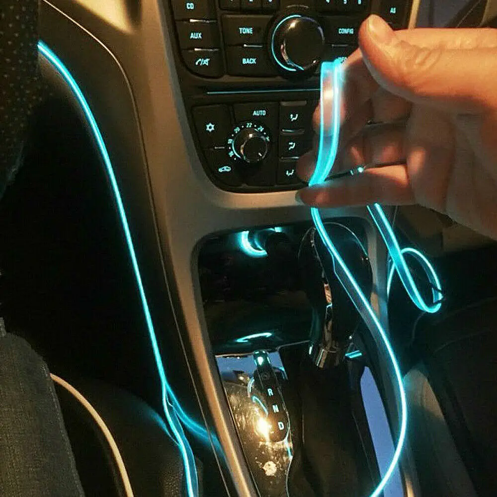 Светодиодные ленты RGB 5 в 1 универсальное освесветильник для салона автомобиля