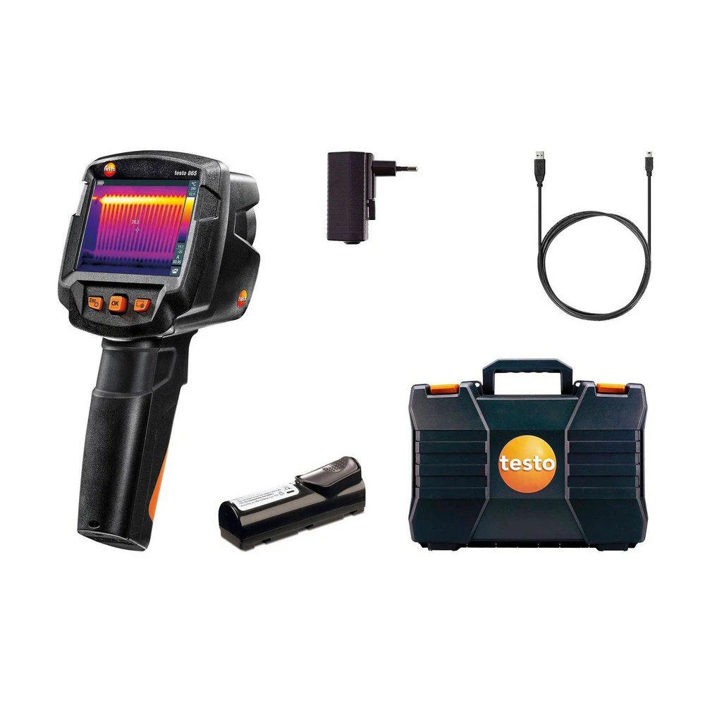 Testo 865 тепловая камера thermique infrarouge инфракрасная с разрешением изображения 3 5