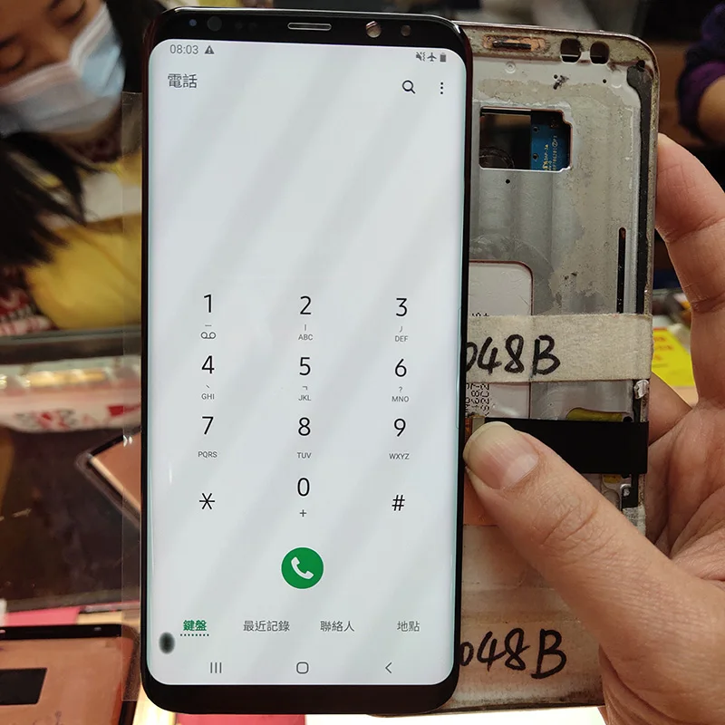 

3 Piece/lot Original For Samsung Galaxy S8 Plus Screen LCD For Samsung S8 Plus Display G955 G955F LCD Defect With Dots