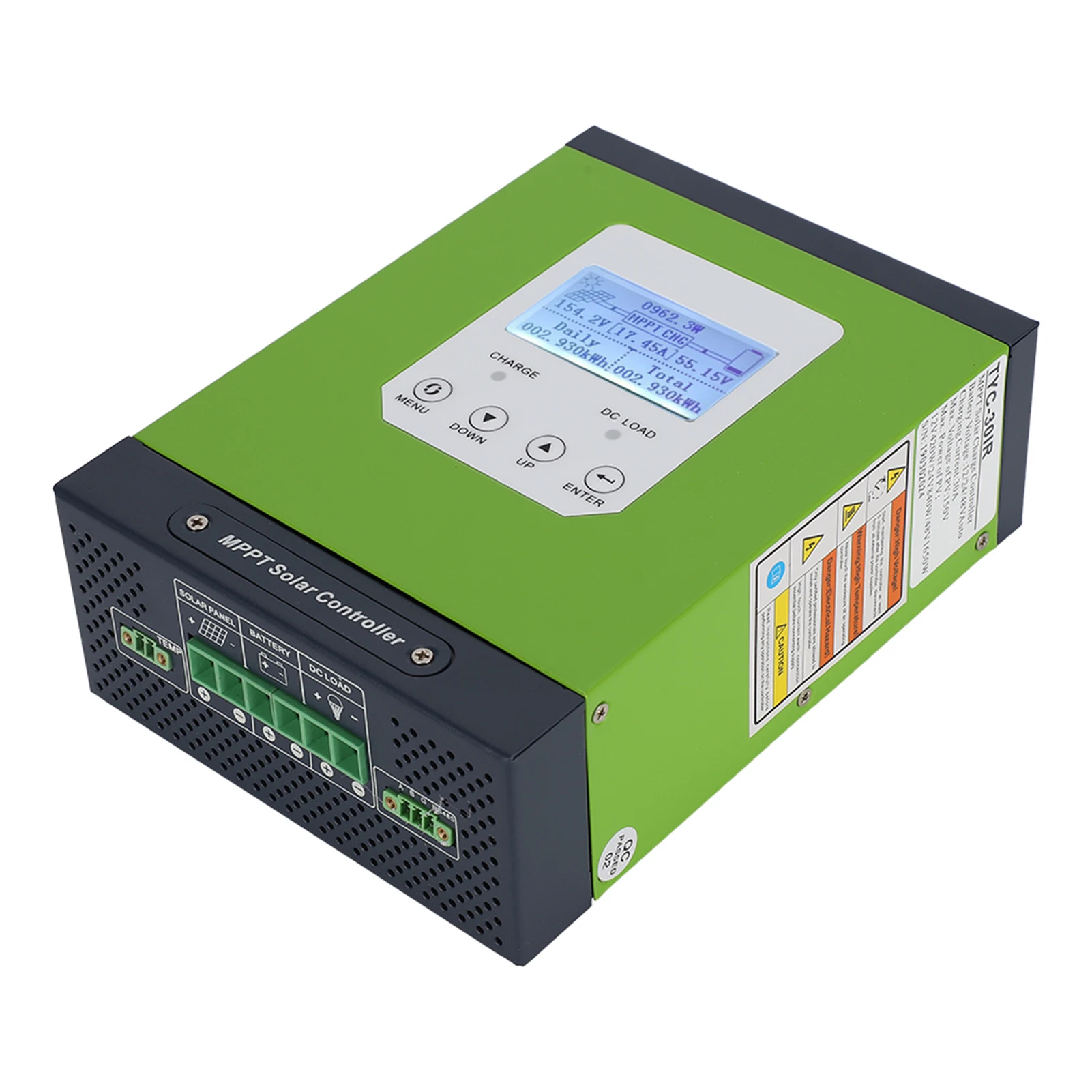TYC-30IR IP21 ЖК-дисплей MPPT 30A Контроллер заряда с датчиком температуры 12 В/24 В/48 в
