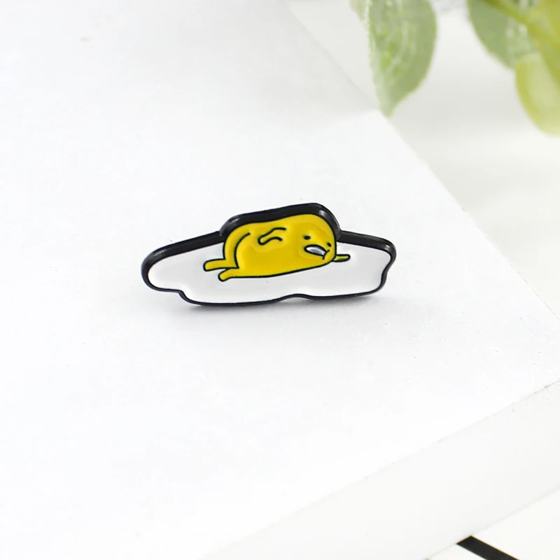 Cute Cat Fruit Pizza Bean Bear Toast Bread Brooch Avocado Egg Expression Life Pin Shirt Denim Enamel Badge Child and Family Gift