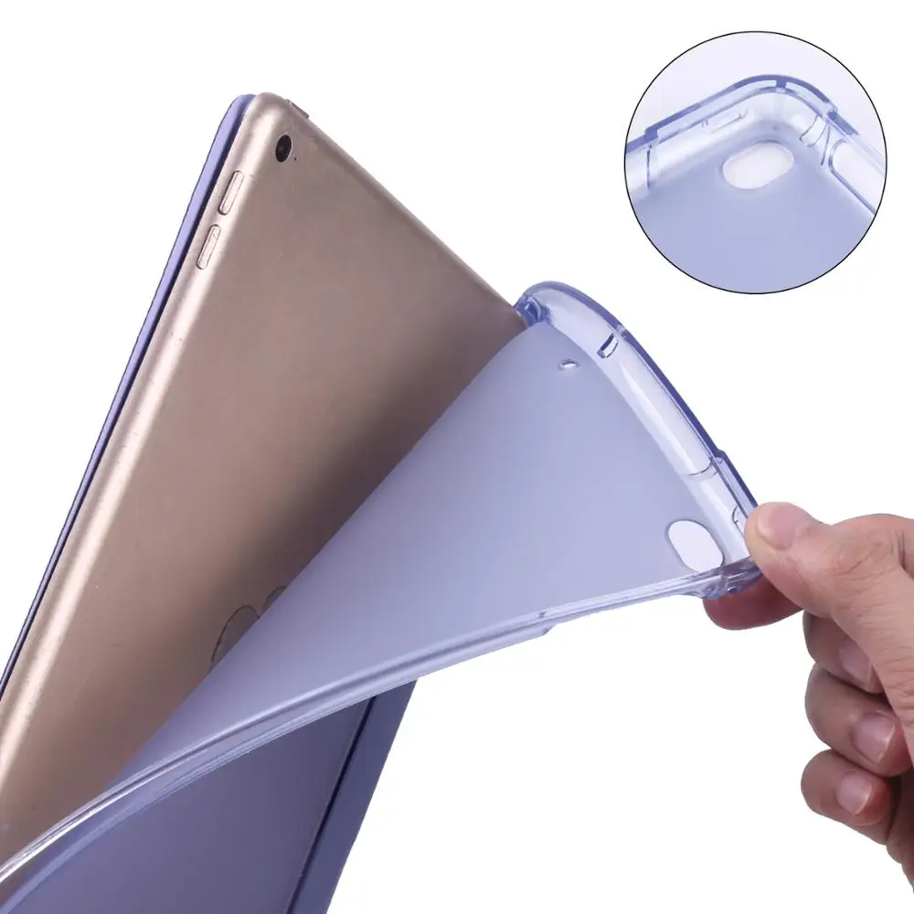 Для iPad 9 7 чехол Pro 12 10 5 'Air 3ཆ.2 дюйма 2017 2018 2019 мягкий с держателем для карандашей