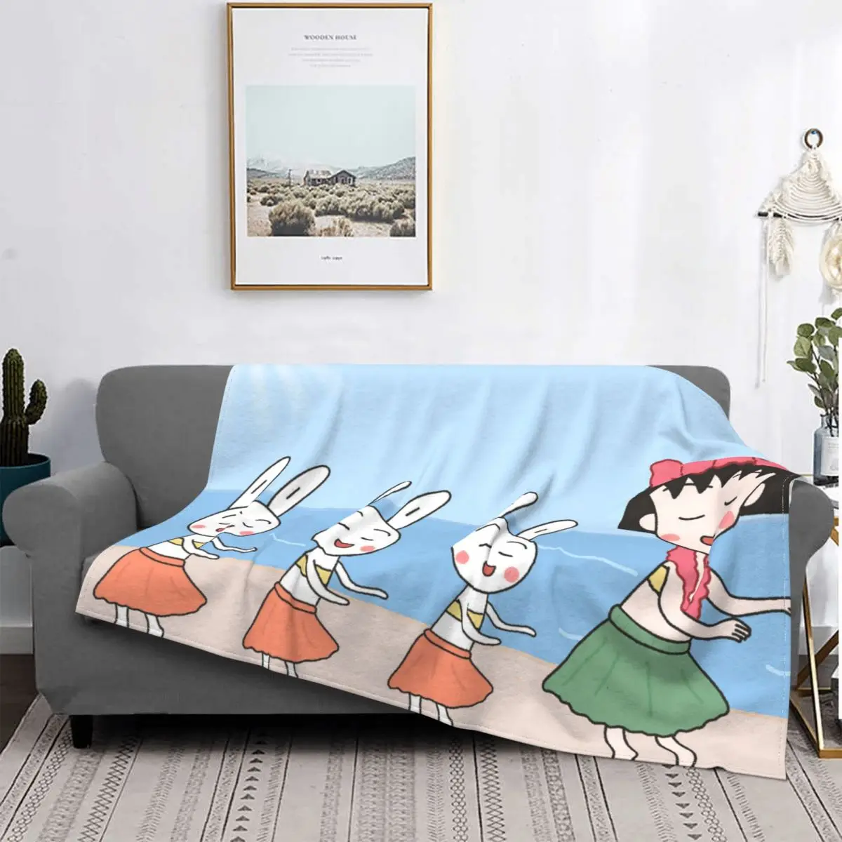 

Chibi Маруко-тян Сакура Кёко Мультяшные анимационные одеяла коралловый флис брикет постельное белье для спальни диван покрывало