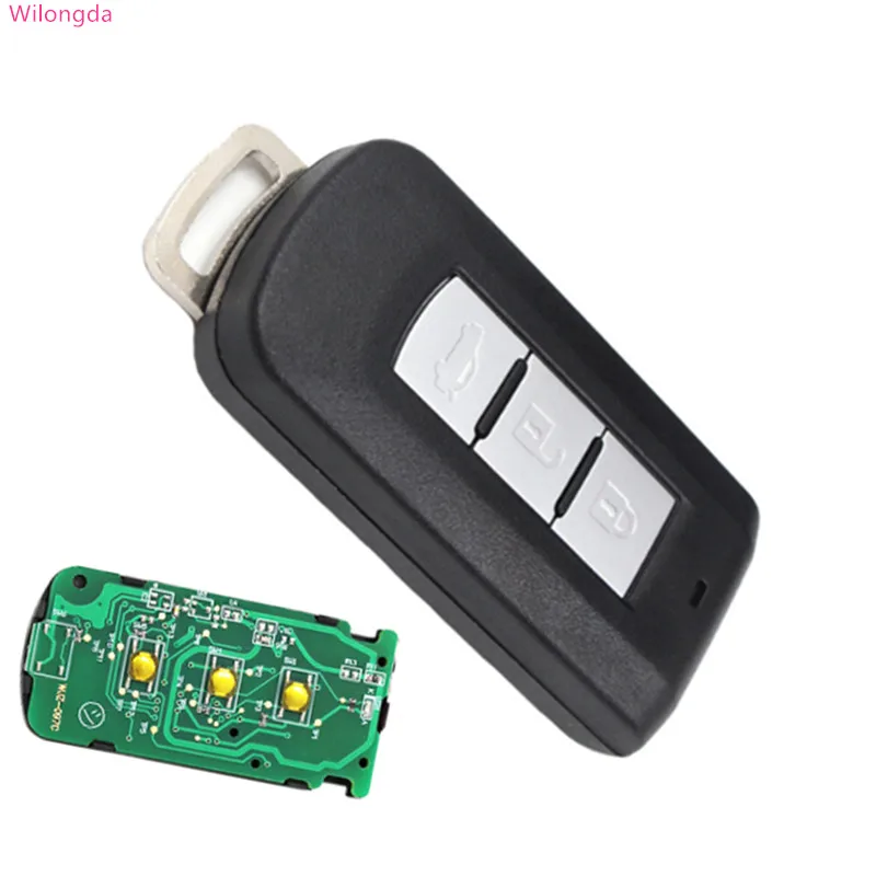 Смарт-ключ Wilongda для автомобиля 3 кнопки 434 МГц чип PCF7952 ключа Mitsubishi ASX Lancer Outlander |