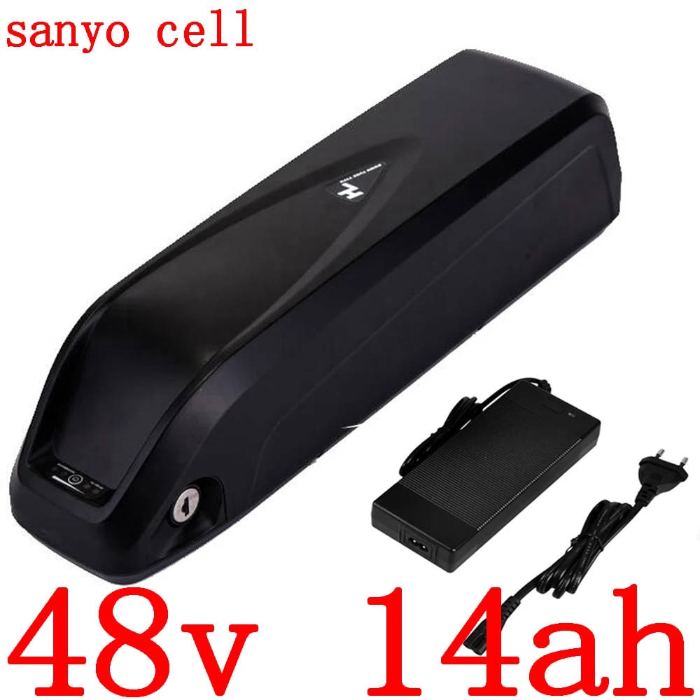 Литий ионная батарея sanyo для электровелосипеда 48 В 500 Вт 750 Вт|48v 14ah|1000w battery48v 1000w
