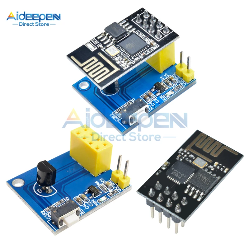 Беспроводная версия ESP8266 ESP-01/ESP-01S Wifi DS18B20 модуль датчика температуры NodeMCU плата