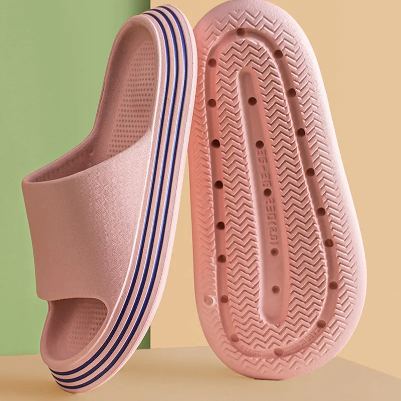 

MCCKLE Summer Women's Slippers Platform Soft Home Slipper Ladies Female Anti Slip Indoor Slides Comfort Woman Beach Sandals