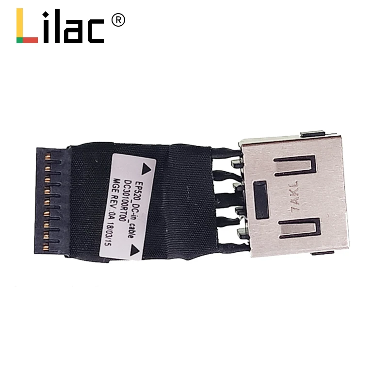 Разъем питания постоянного тока с кабелем для ноутбука Lenovo Thinkpad P52 разъем порта