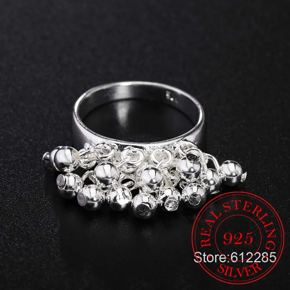 Рождественский подарок! Кольцо из серебра 925 пробы ювелирные изделия для