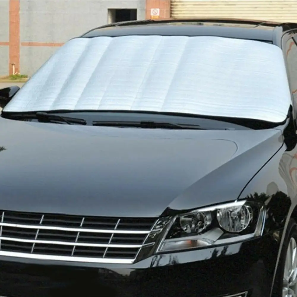 

Universal Double Ears Car Windshield Snow Frost Block Sunshade Cover Protector