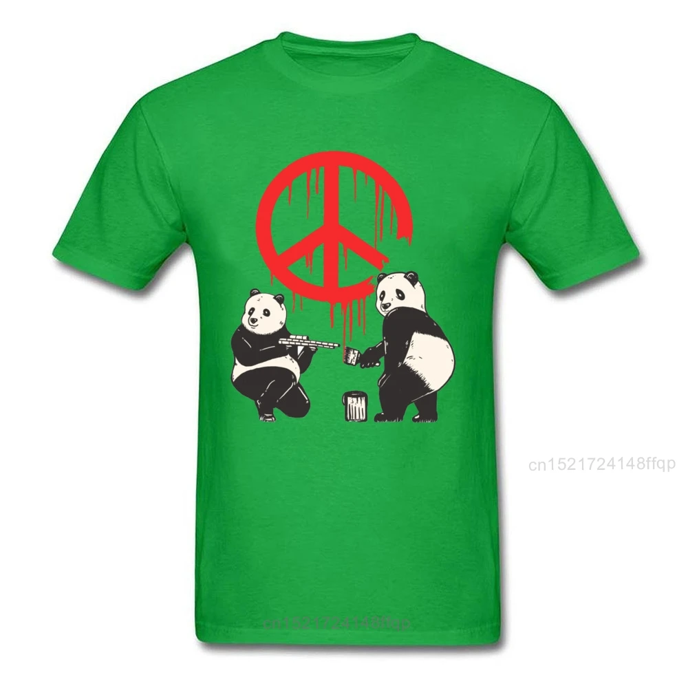 Футболка Swag Pandalism Banksy с надписью мира Мужская футболка принтом панды топы со