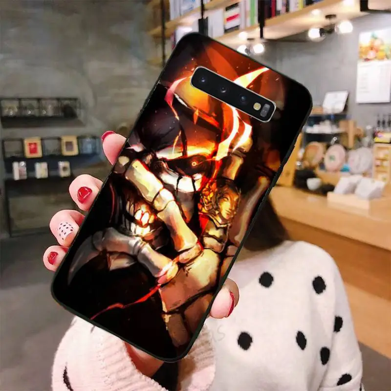 

game Overlord Ainz Ooal Gown Phone Case For Samsung A50 A51 A71 A20E A20S S10 S20 S21 S30 Plus ultra 5G M11 funda shell
