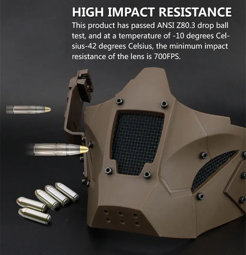 FX многофункциональная тактическая маска с металлической сеткой быстрым шлемом и