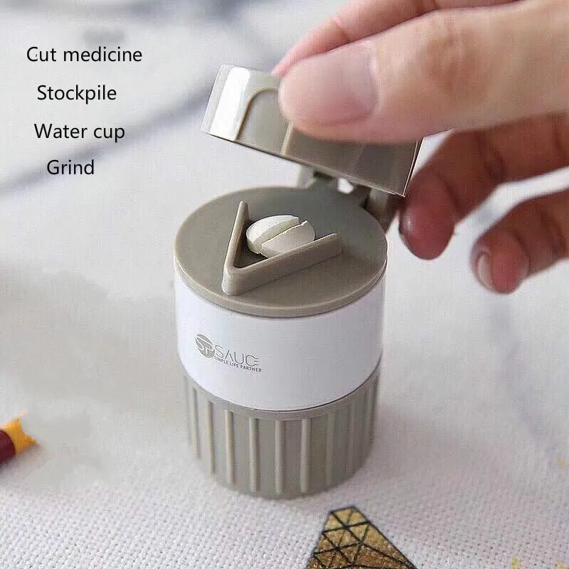 Японский новый контейнер для таблеток 4 в 1 многофункциональная мини таблетки