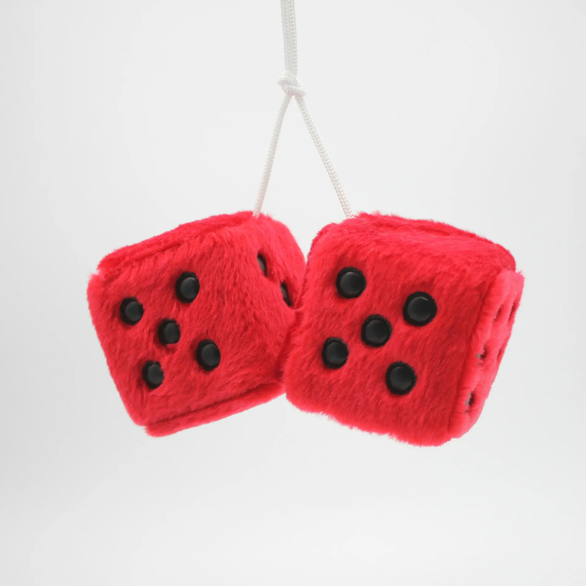 

Ladygaga MVTelephone Dice Car Pendant High Quality Plush Dice Six Colors Car Ornament Hanging Decoration