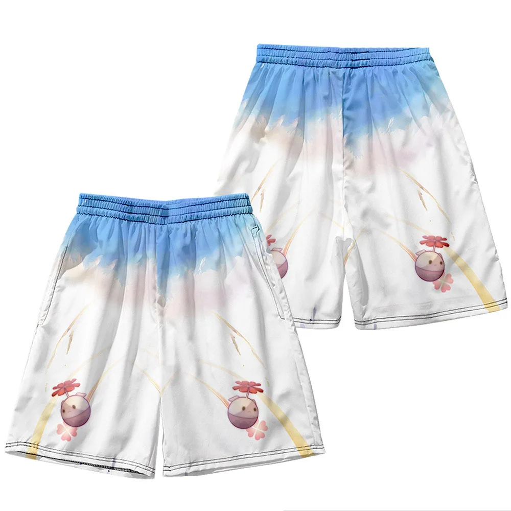 

Anime Genshin Impact Keqing Fischl Fashion Loose shorts Cosplay Costume Men Women Student Girl Summer Unisex Casual Shorts