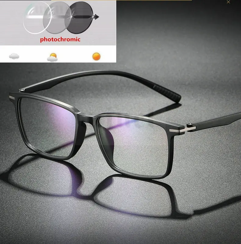 Фотохромные очки для чтения TR90 аксессуар с двойсветильник увеличением и