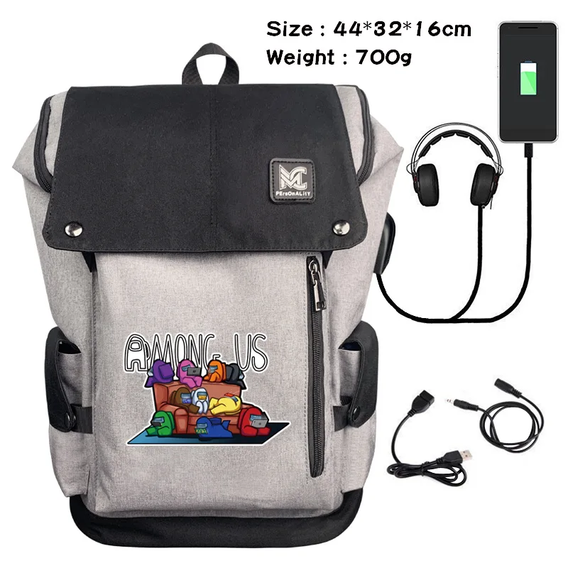 

Among Us Game Backpack Bags Men Women Teenager Boys Girls School Bags Travel Game Cartoon Backpacks