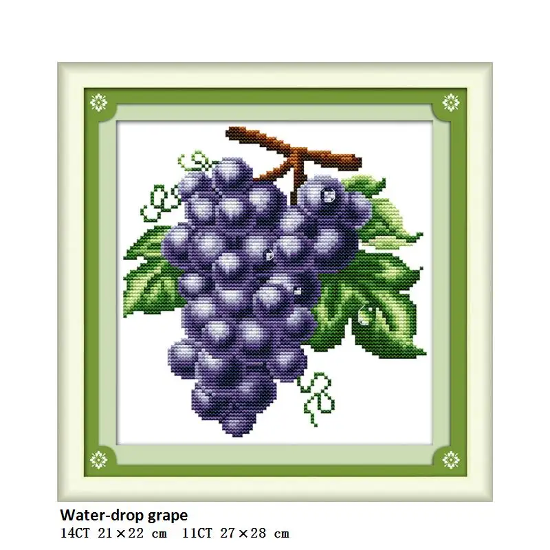 Набор для рукоделия Joy Sunday набор вышивка крестиком с принтом 11 и 14CT фруктовый узор