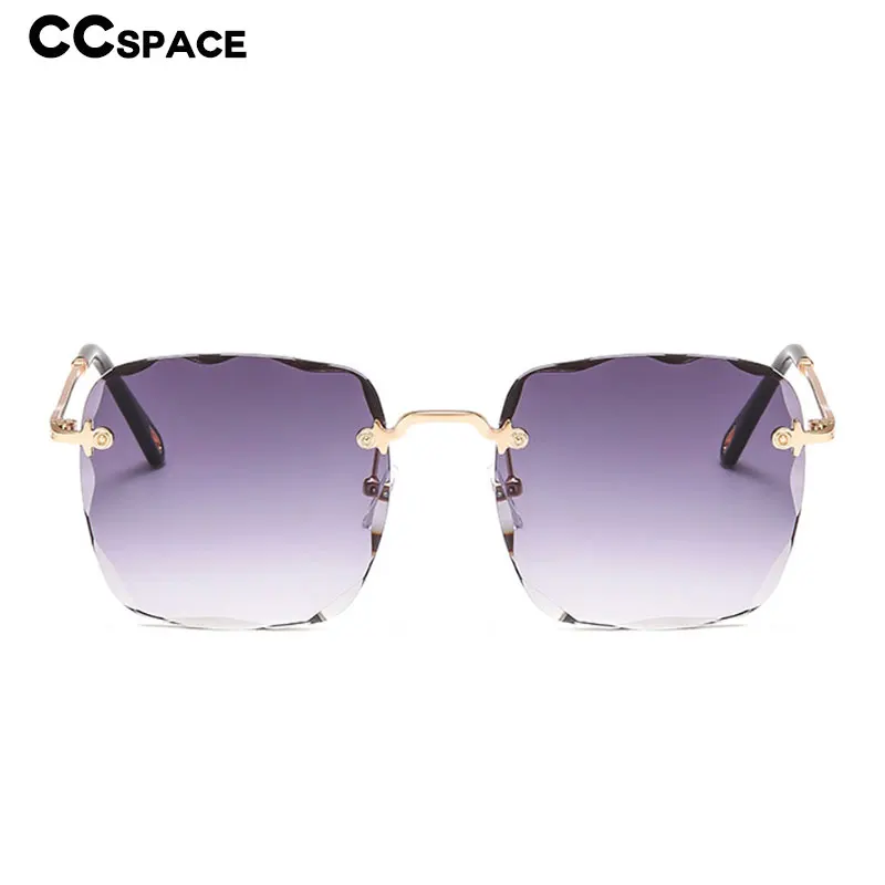 46188 безрамные обрезные Квадратные Солнцезащитные очки для мужчин и женщин модные