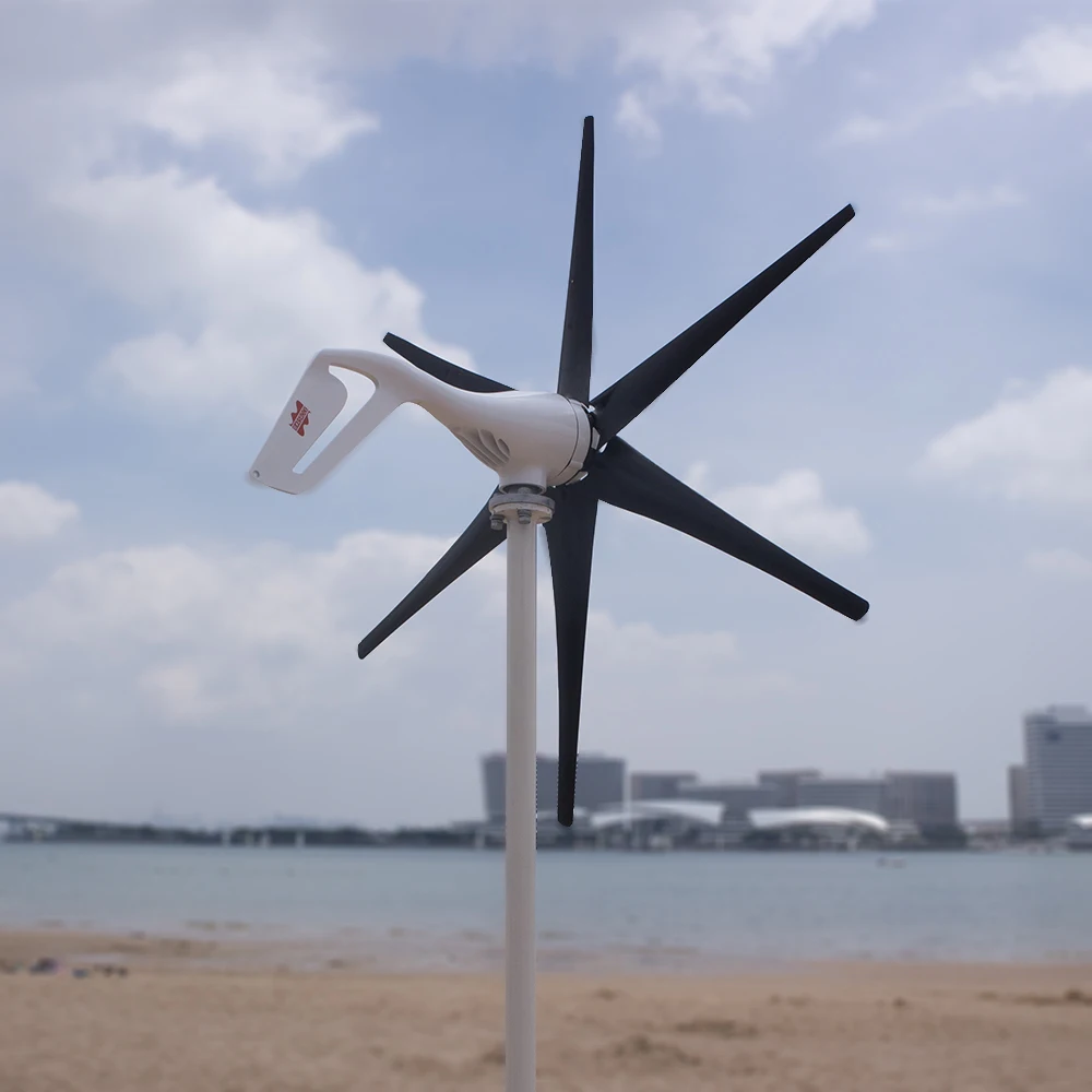 Новый 400 Вт ветрогенератор мини MTTP мельница ветра контроллер 3/5/6 лезвий домашней