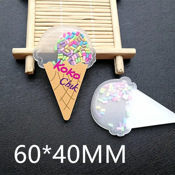 Бесплатная доставка 10 шт./лот 60*34 мм мультяшный шейкер для мороженого из