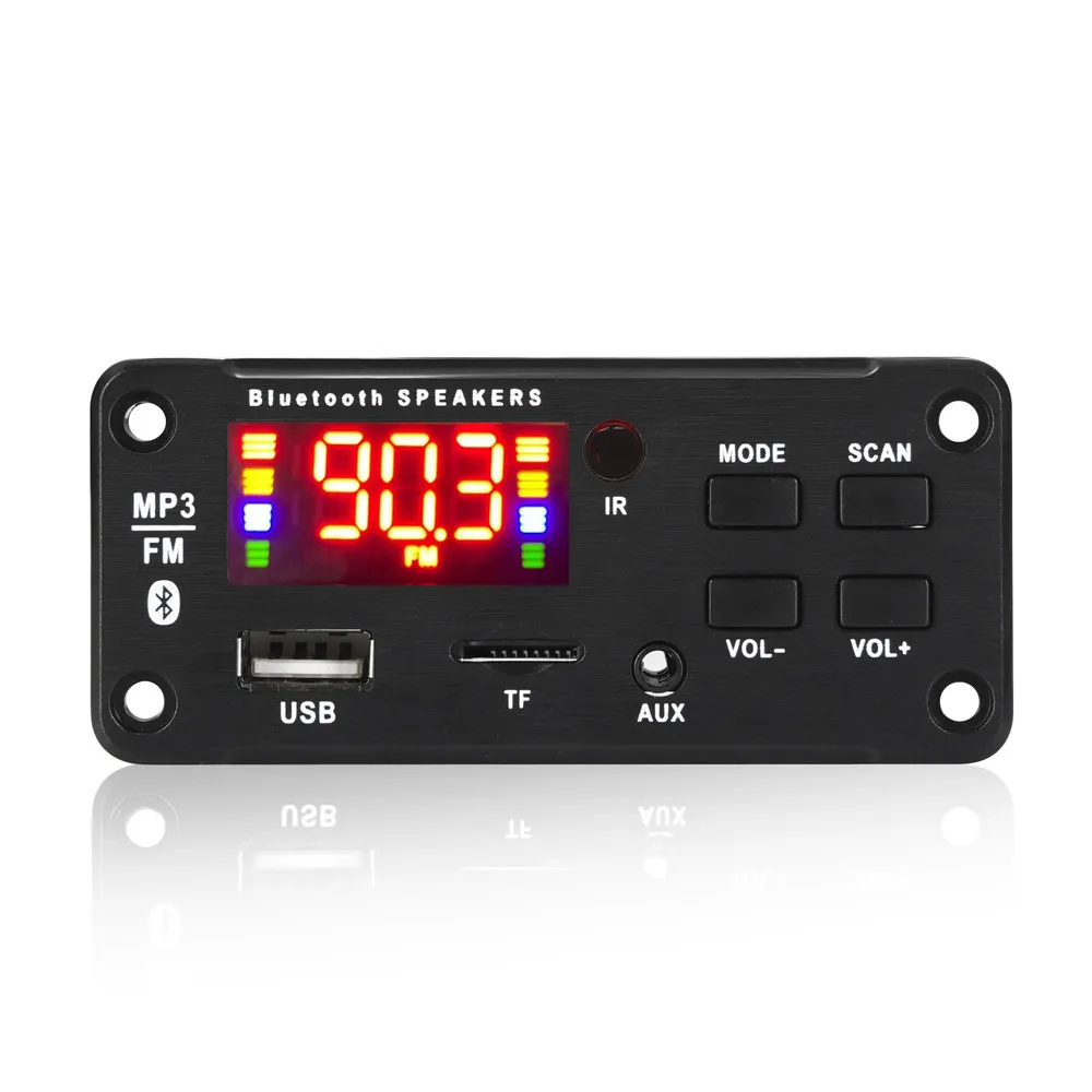 2*25 Вт 50 усилитель MP3 плеер декодер плата 12 в Bluetooth 5 0 автомобильный FM радиомодуль