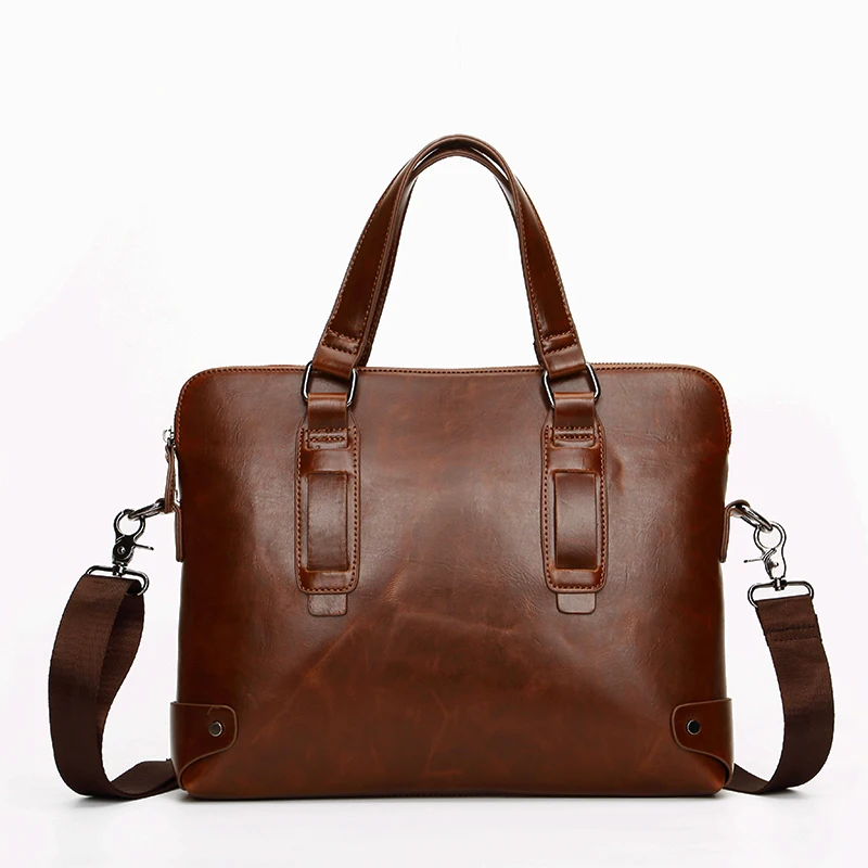 

Tidog Handbag women's retro fashion casual leather bag briefcase