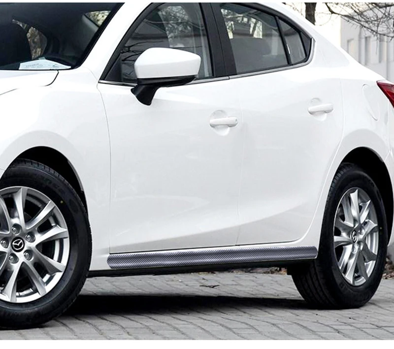 Защита на двери автомобиля защитные наклейки 5D из углеродного волокна порог