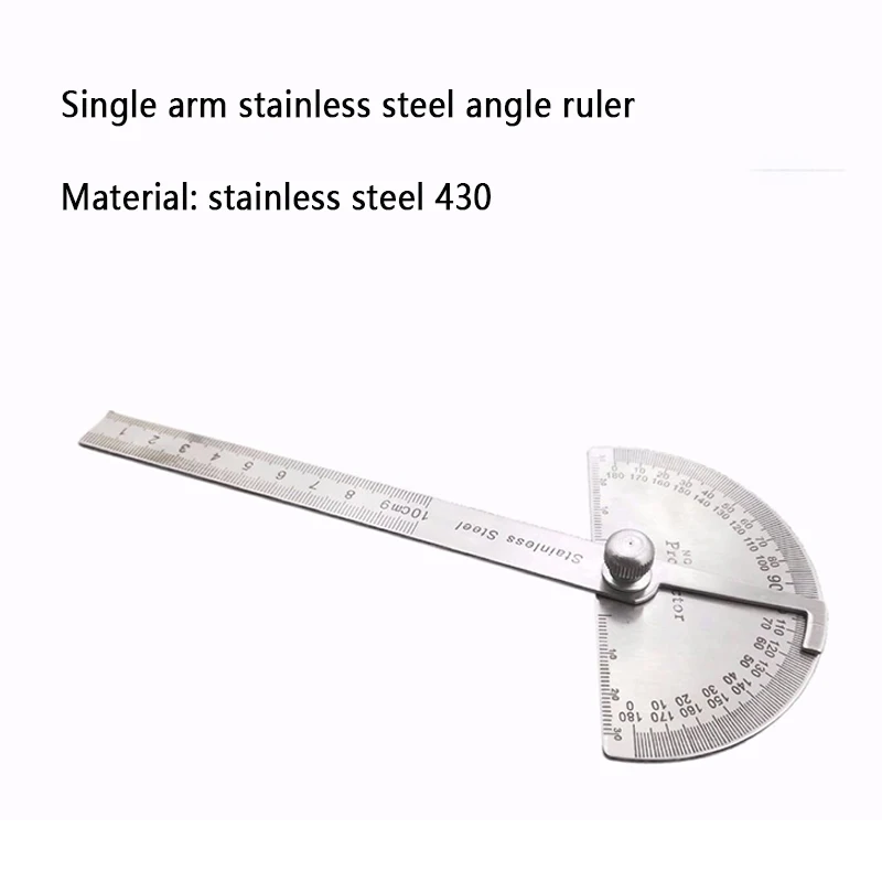 Регулируемый цифровой транспортир 10 см 180 градусов многофункциональная линейка