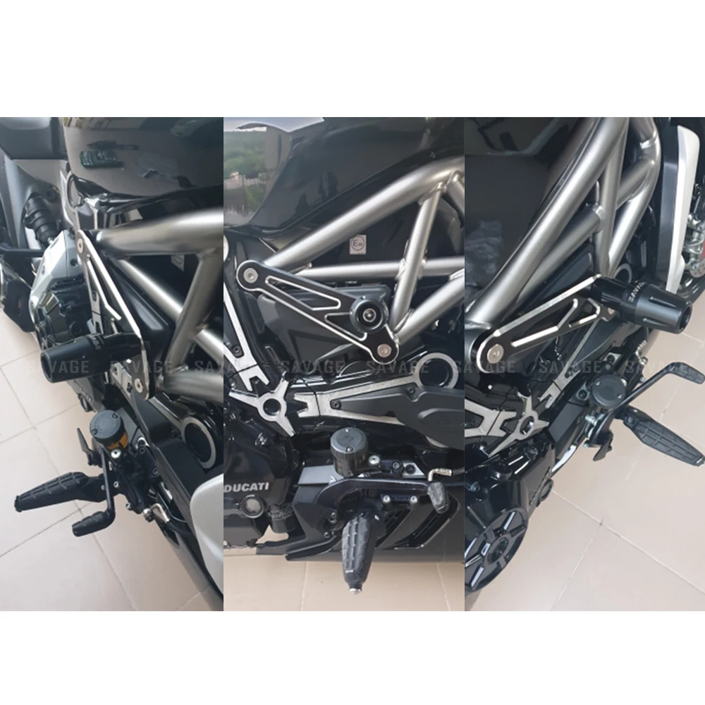 Слайдеры рамы защита от ударов для DUCATI X DIAVEL 2016 2018 1260 2019 2020 аксессуары мотоциклов