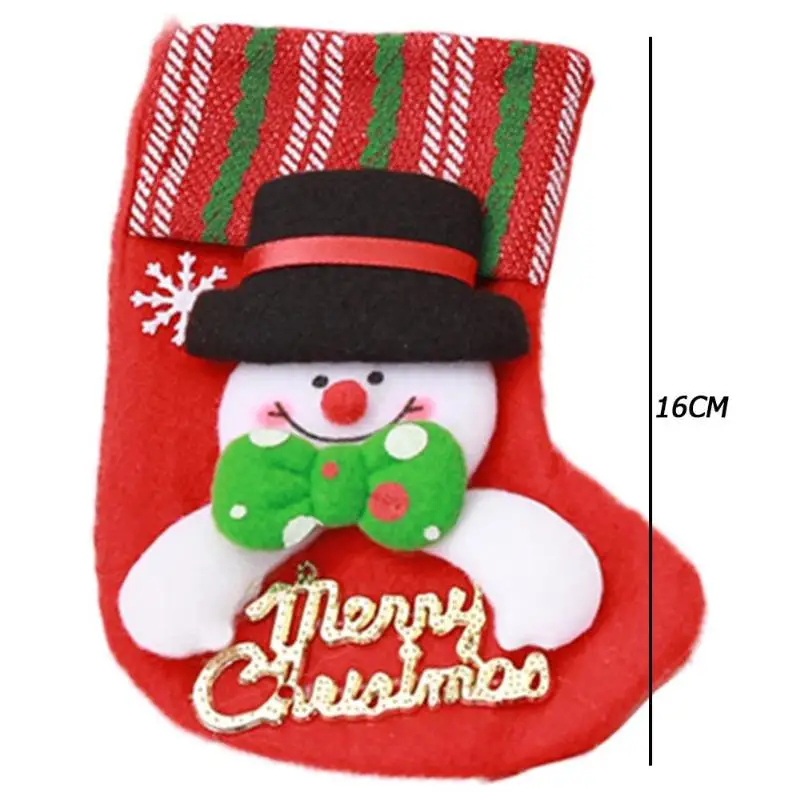 Рождественский подарок носок в стиле ретро дети Дерево Кулон Праздник старый