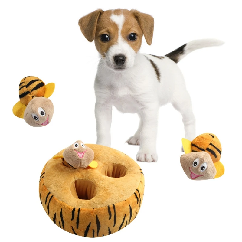 

Legendog Pet Burrow Toy Set Colorful Training Interactive Plush Dog Hide Seek Toy Dog Squeaky Teething Toy For Pet Products