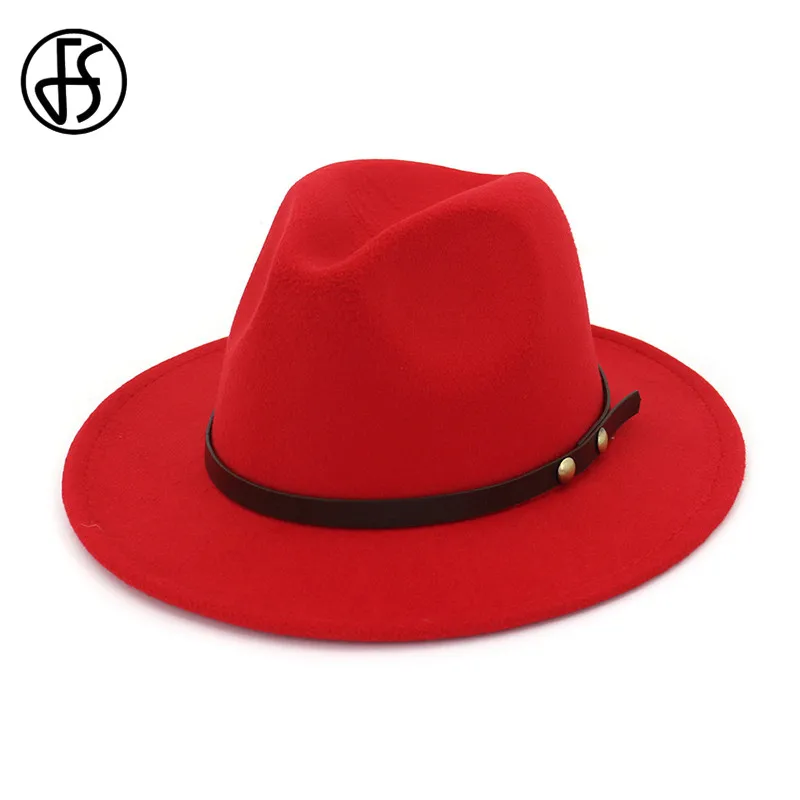 Женская фетровая шляпа FS винтажная розового цвета зимняя 2019|Мужские фетровые