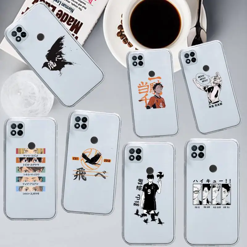 

Oya Haikyuu Love Volleyball Phone Case Transparent for Xiaomi redmi note x f poco 10 11 9 7 8 3 i t s pro cover shell coque