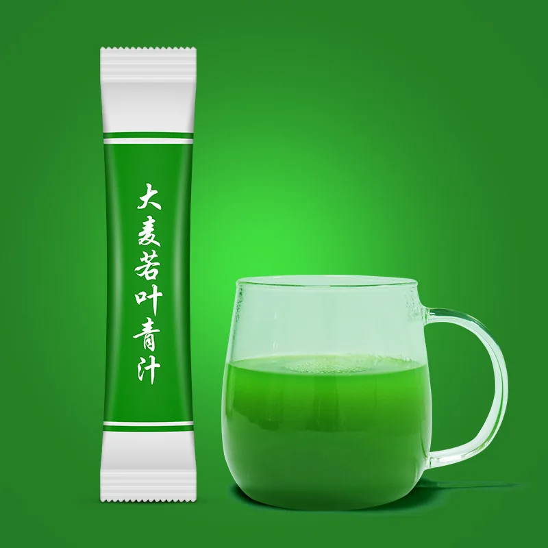 Ячменный гофрированный фермент порошок пшеничного сока сменная Щелочная